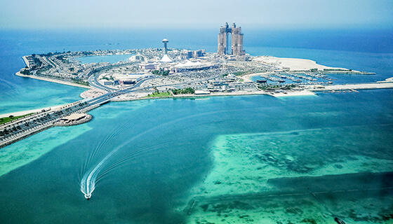 Dubai with Abu Dhabi